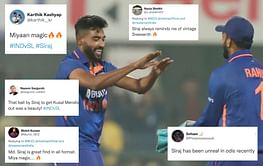 "Set to become the replacement of Zaheer Khan" - Fans react to Mohammed Siraj's inspired new-ball spell in IND vs SL 1st ODI