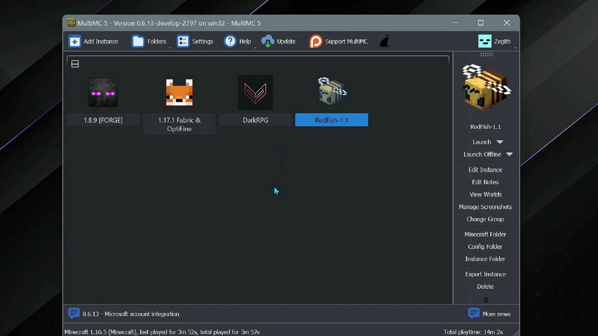 MultiMC, the open source Minecraft launcher adds Microsoft account support