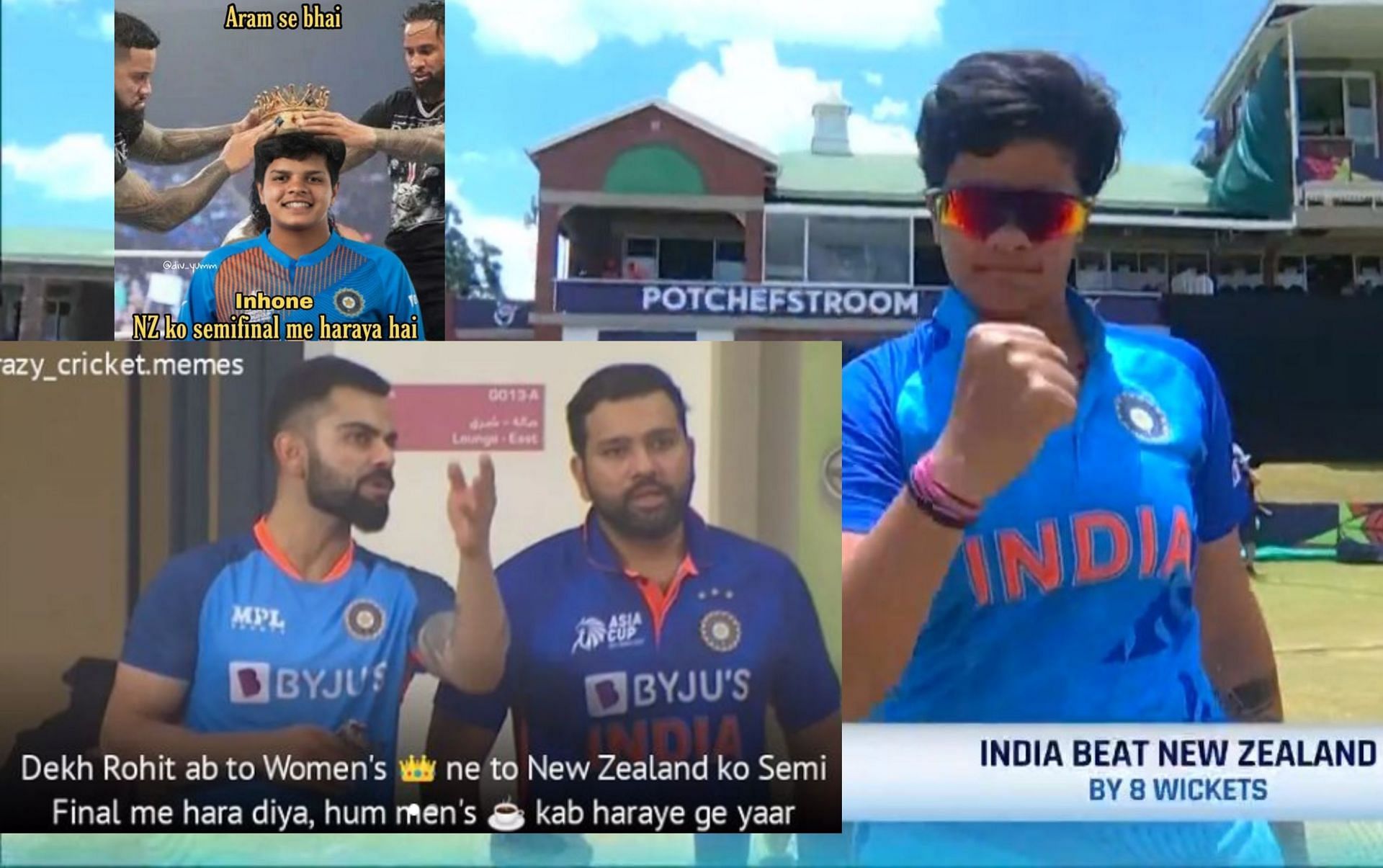 Fans react after India