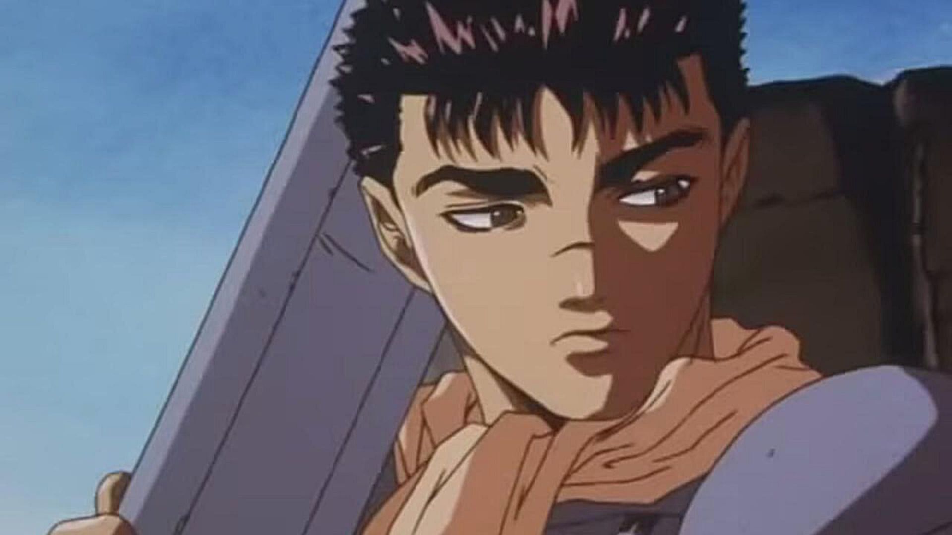 Guts as seen in Kenpuu Denki Berserk (Image via OLM)