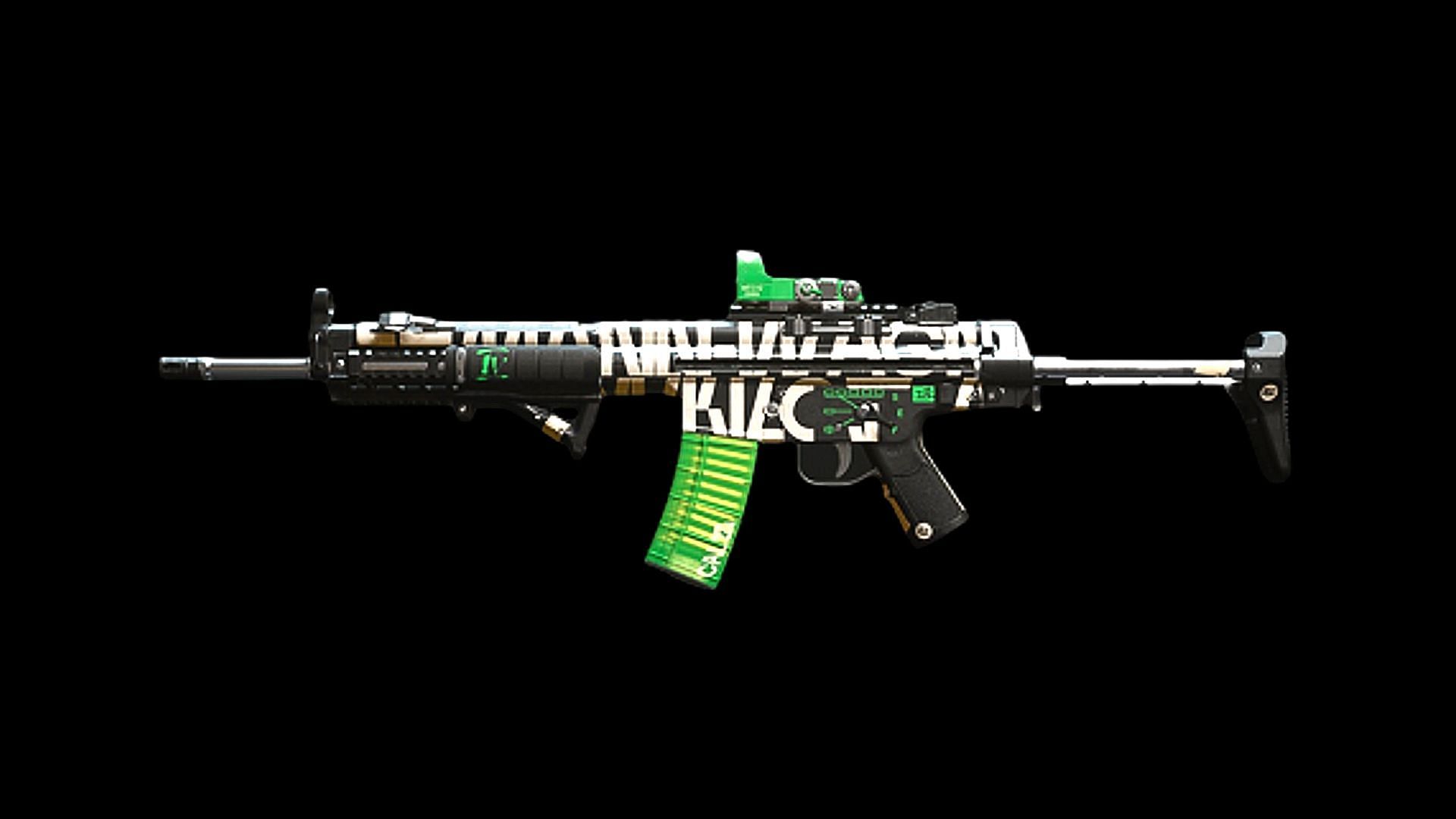 The Lachmann-556 assault rifle in Modern Warfare 2 and Warzone 2.0 (Image via Activision)