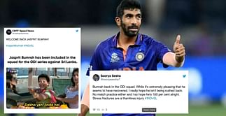 "Long wait to see Arshdeep Singh and Jasprit Bumrah bowling together" - Fans react as India pacer returns for Sri Lanka ODIs