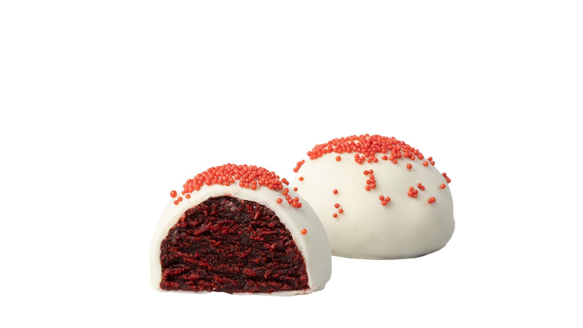 Cream Cheese Filled Red Velvet Cake Bites (Image via Scooter&rsquo;s Coffee)