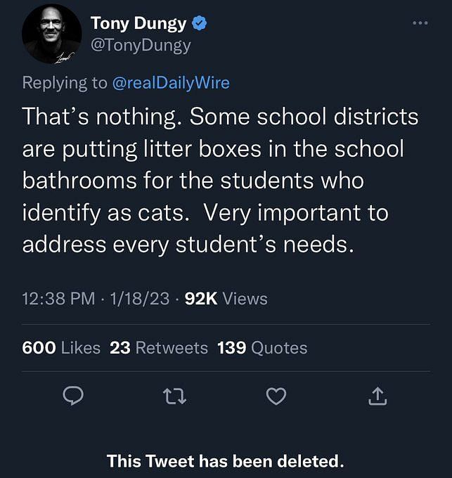 Tony Dungy apologizes for now-deleted tweet