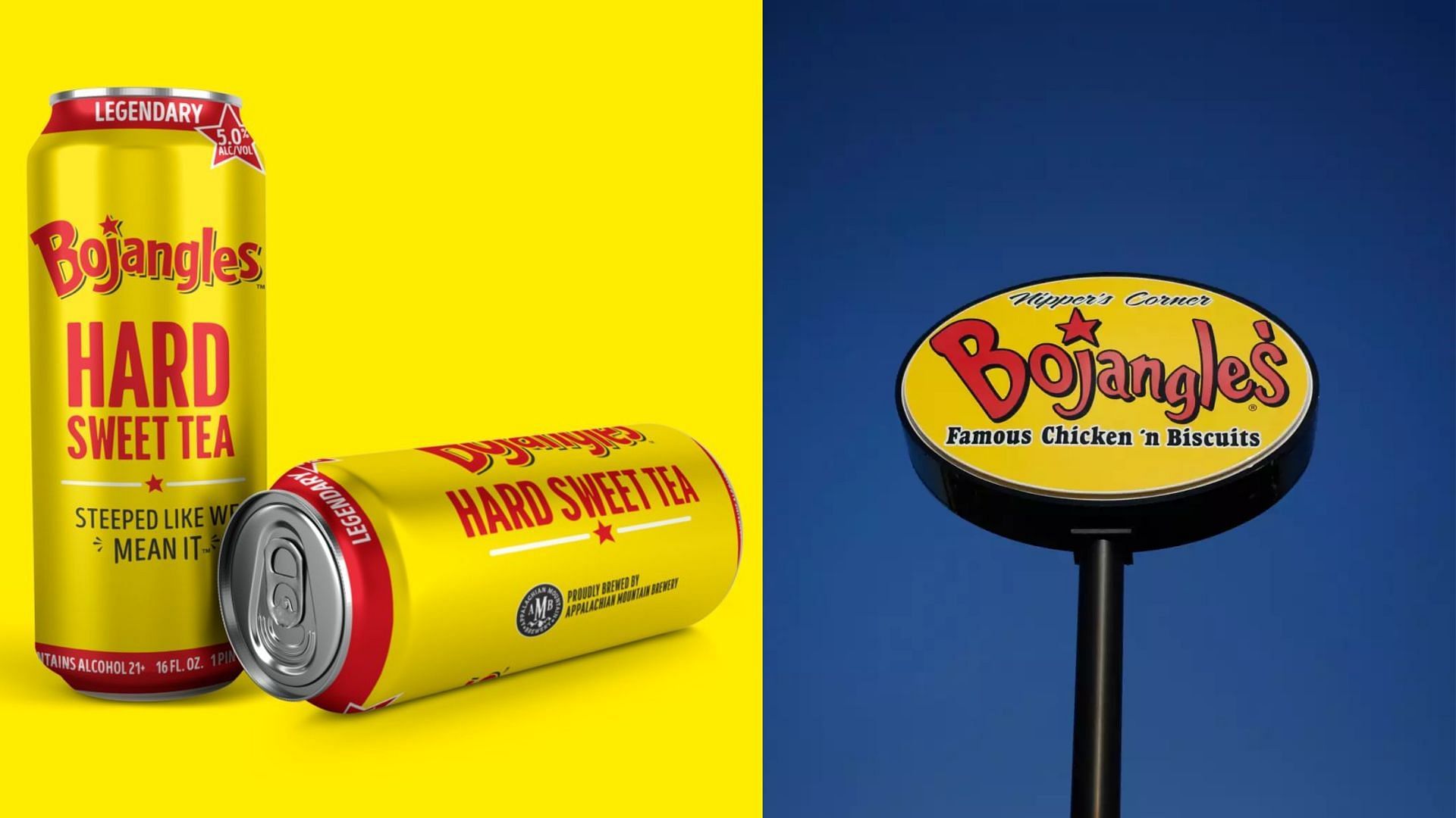 Bojangles announced a partnership with the Applachian Mountain Brewery for the new Hard Sweet Tea (Image via Luke Sharrett/Bloomberg/Getty Images)