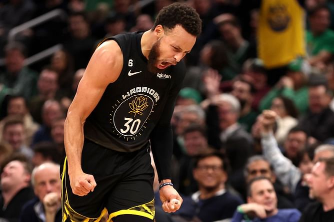 Fans go crazy after Steph Curry sinks insane half-court three to make NBA history: "Celtics PTSD", "He’s back"