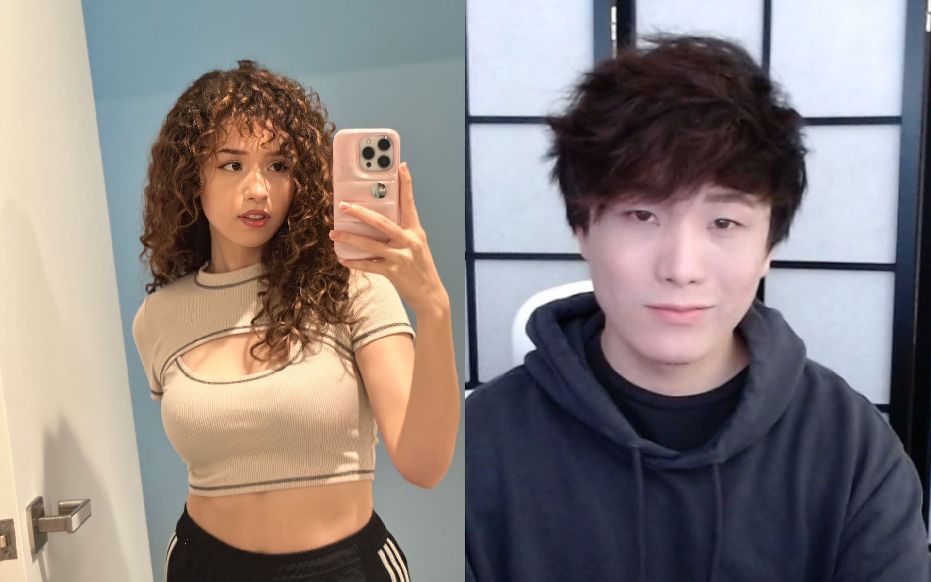 Sykkuno talks about garnering one million Pokimane channel points (Images via Pokimane and Sykkuno/Twitter)