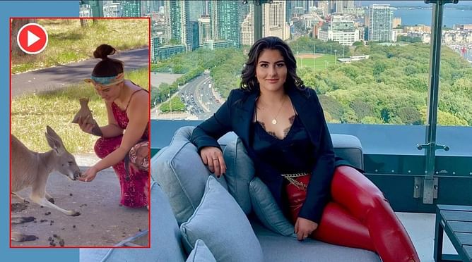 Watch: Bianca Andreescu spends time off in Adelaide visiting Cleland Wildlife Park
