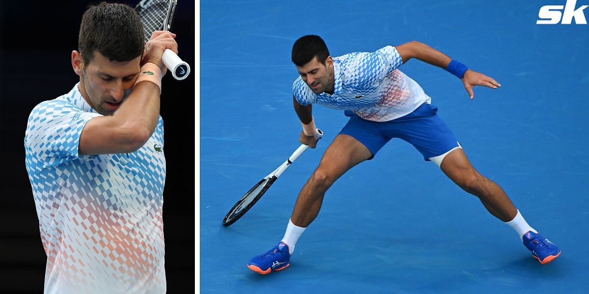 Novak Djokovic has been reportedly nursing a hamstring injury at the 2023 Australian Open.
