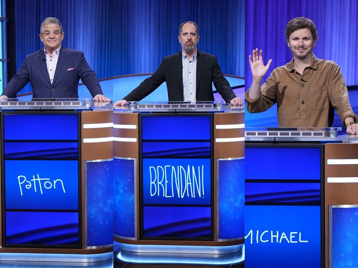 Celebrity Jeopardy episode 12 will feature Brendan Hunt, Michael Cera, and Patton Oswald