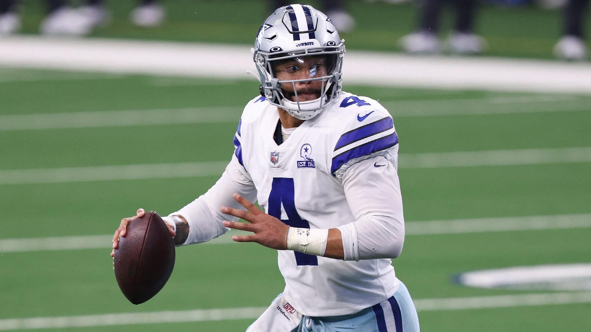 NFL quarterback Dak Prescott 'vows NOT to have sex with new girlfriend as  good luck charm'… but Dallas Cowboys keep losing anyway