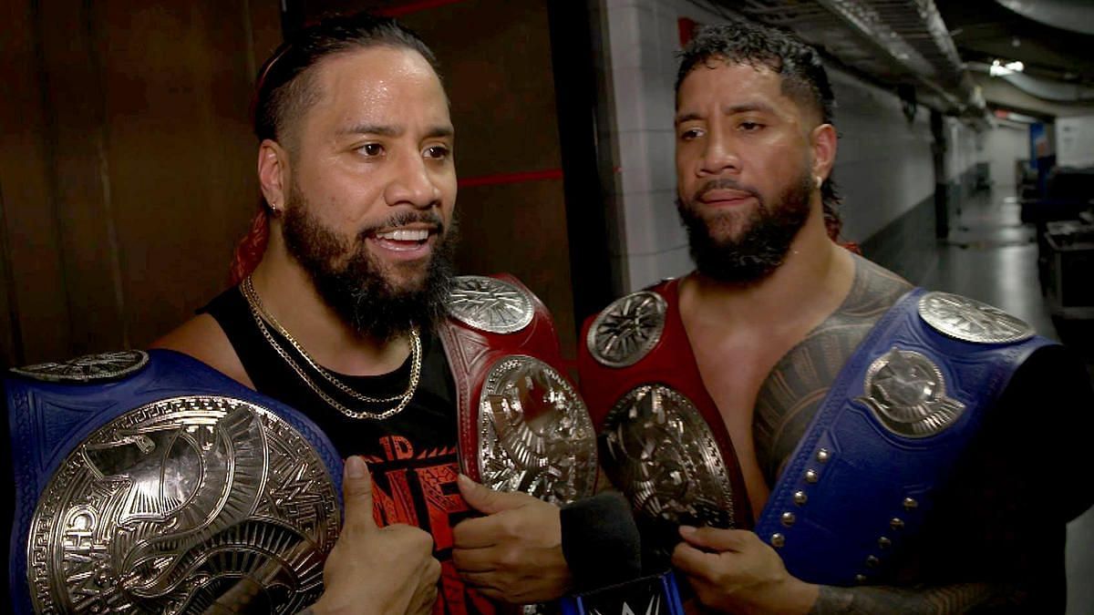 The Usos were mocked on social media by a top AEW star
