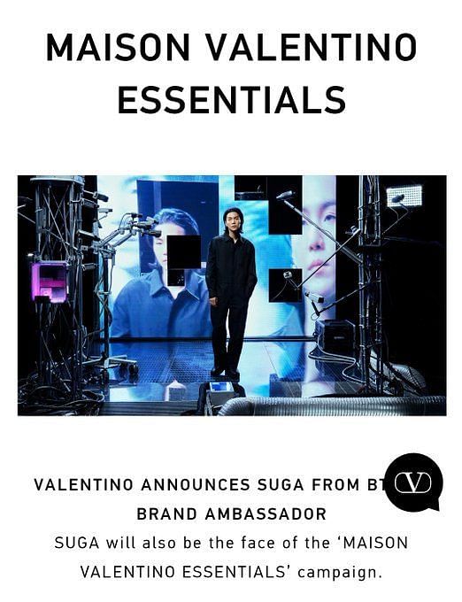 Valentino Names Suga Brand Ambassador – WWD
