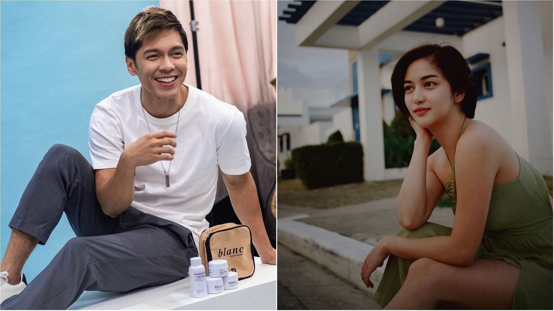 Carlo Aquino and Charlie Dizon are confirmed to be dating (Images via jose_liwanag and charliedizon_/Instagram)