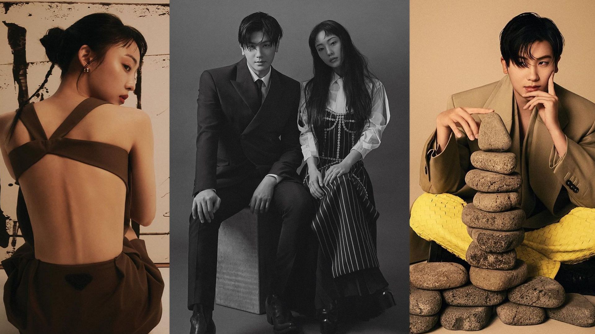 Featuring Park Hyung-sik and Jeon So-nee (Image via Elle Korea)