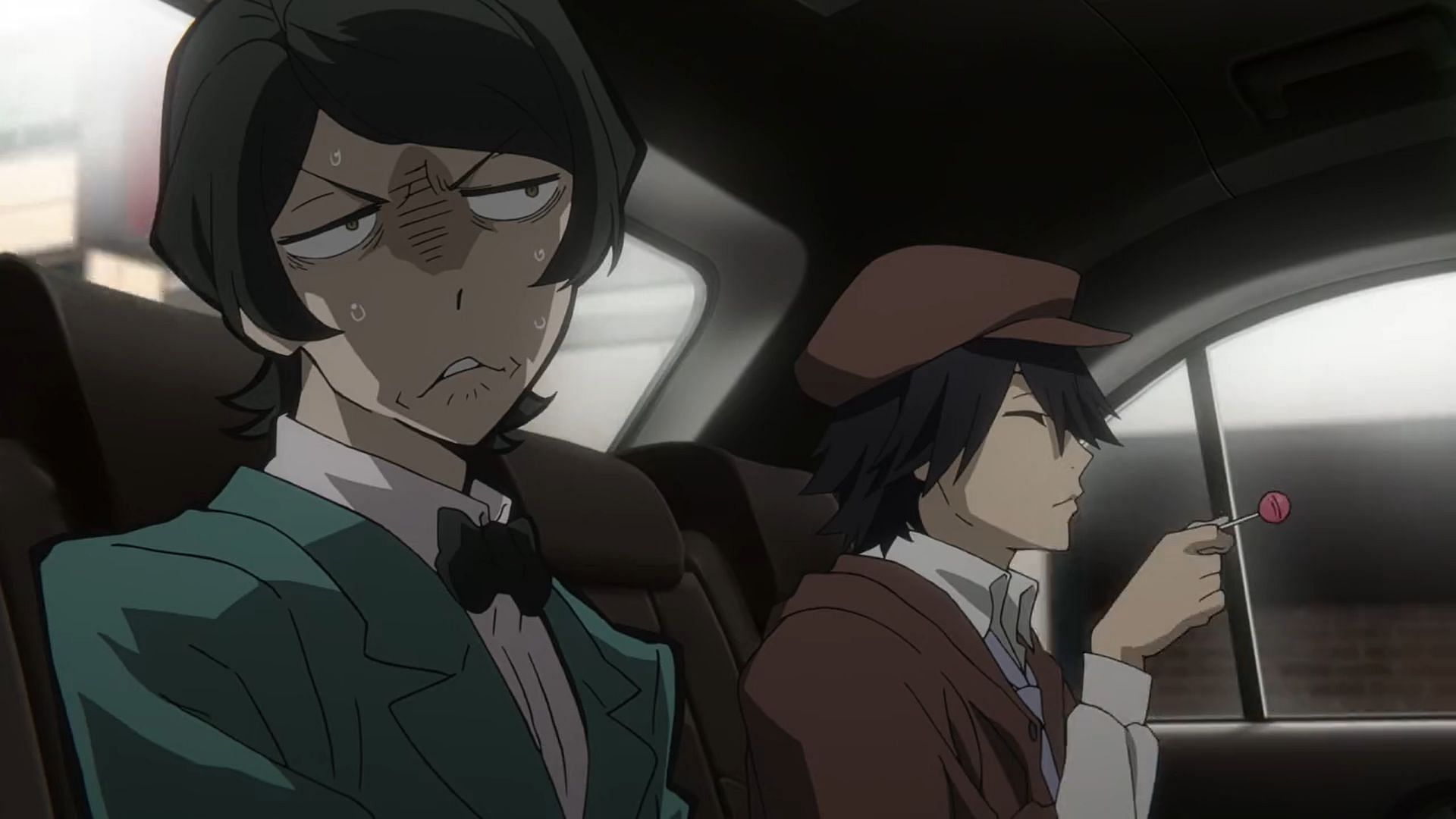 Mushitaro Oguri and Ranpo Edogawa as seen in the anime (Image via BONES)