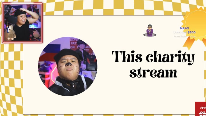 Twitch streamer raises 10K during cancer charity stream, fans share