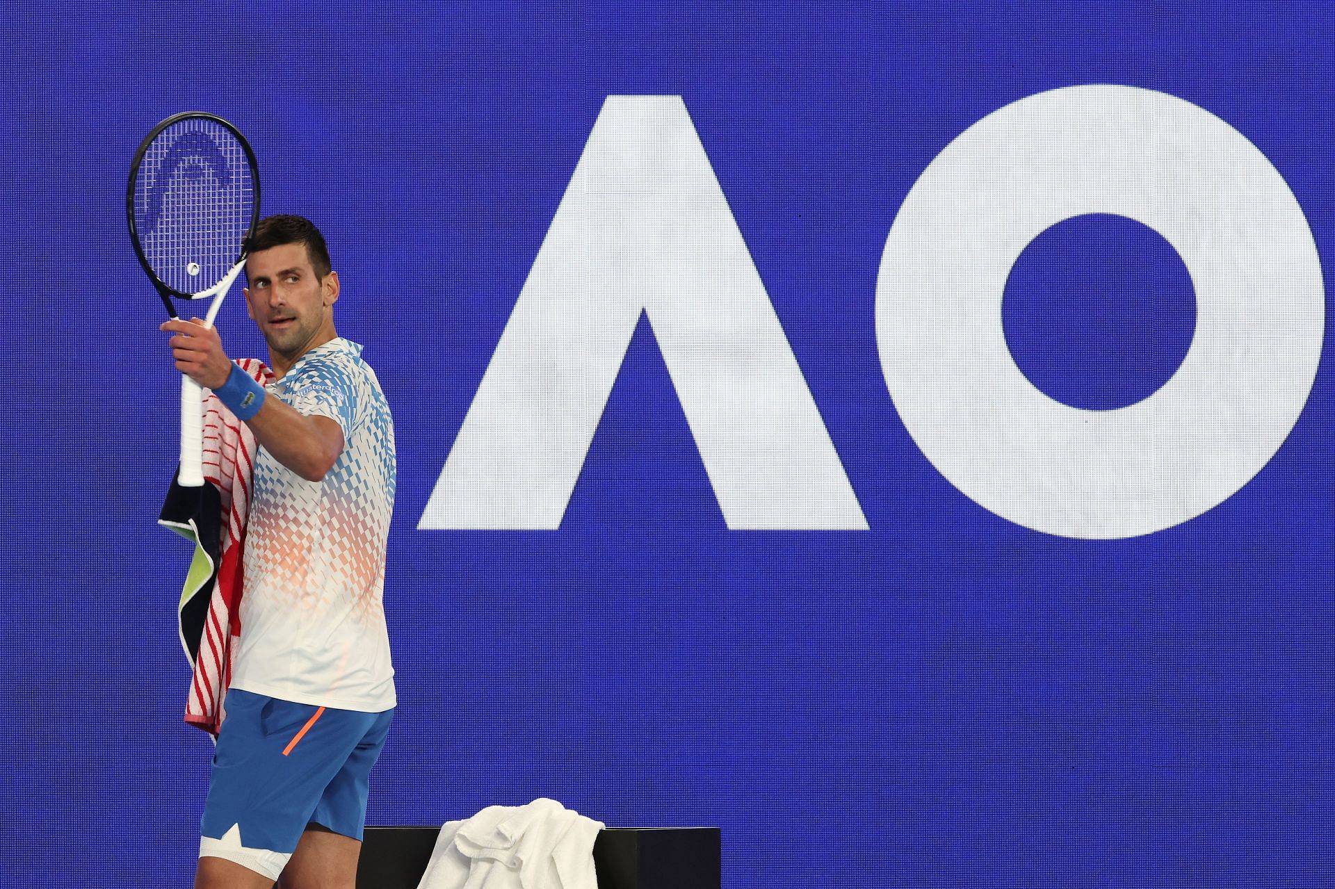 Novak Djokovic Reaches 10th Australian Open Final One Win Away From Equalling Rafael Nadals 0879