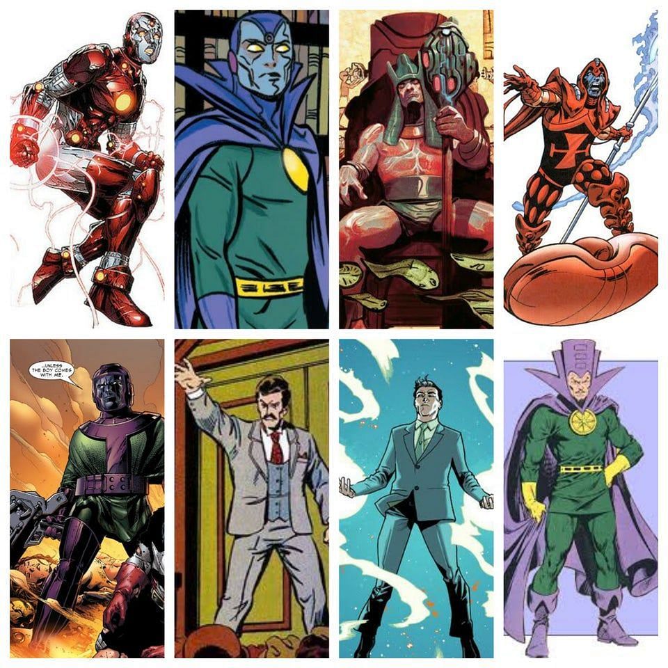 Kang variants in the comics (Image via Marvel)