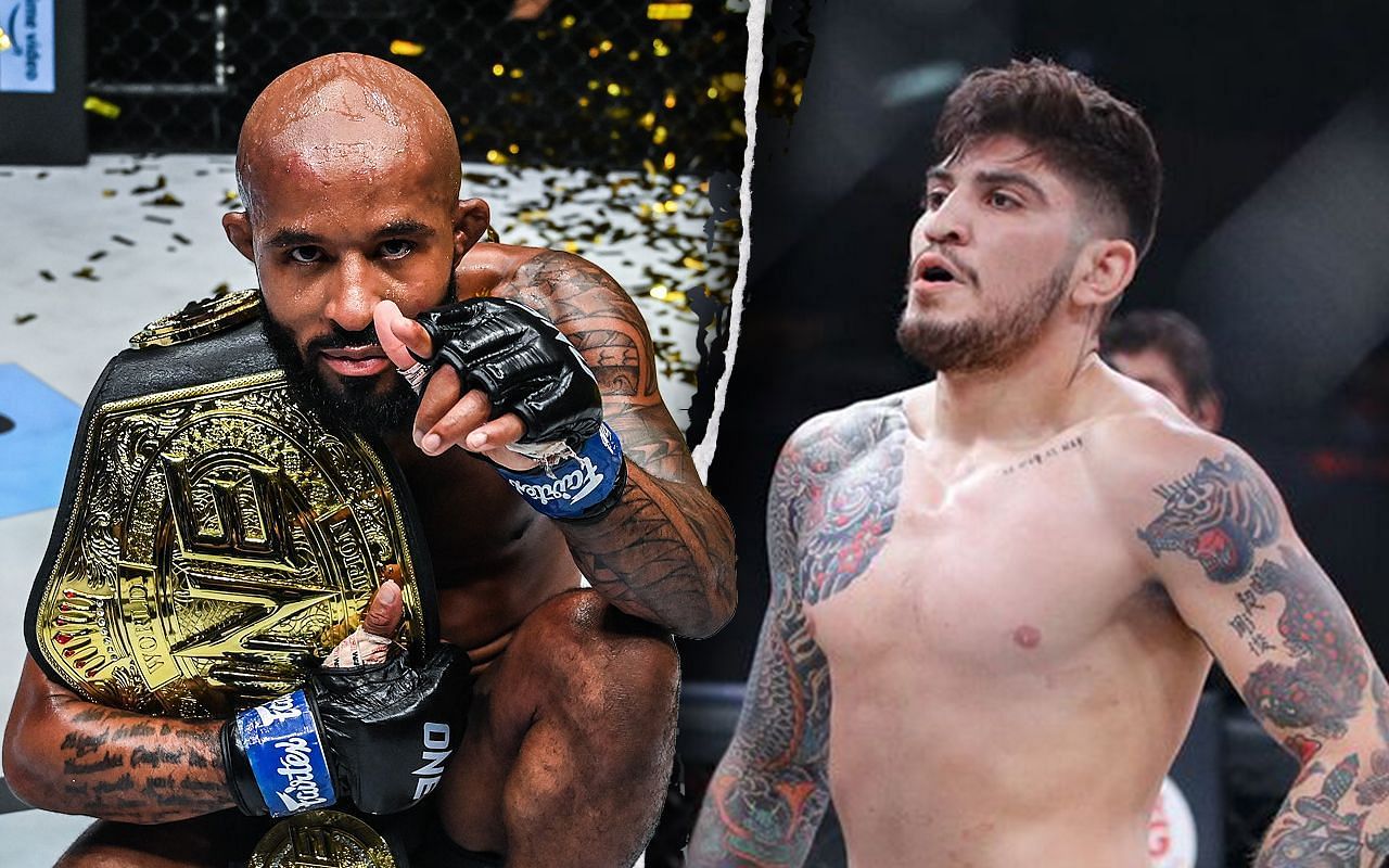 Demetrious Johnson (L) says Dillon Danis (R) was indeed underprepared for his boxing fight with KSI. | Photo by ONE Championship