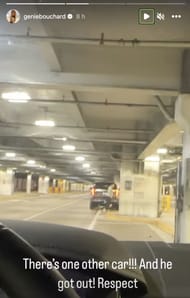 Eugenie Bouchard's second IG story of the series