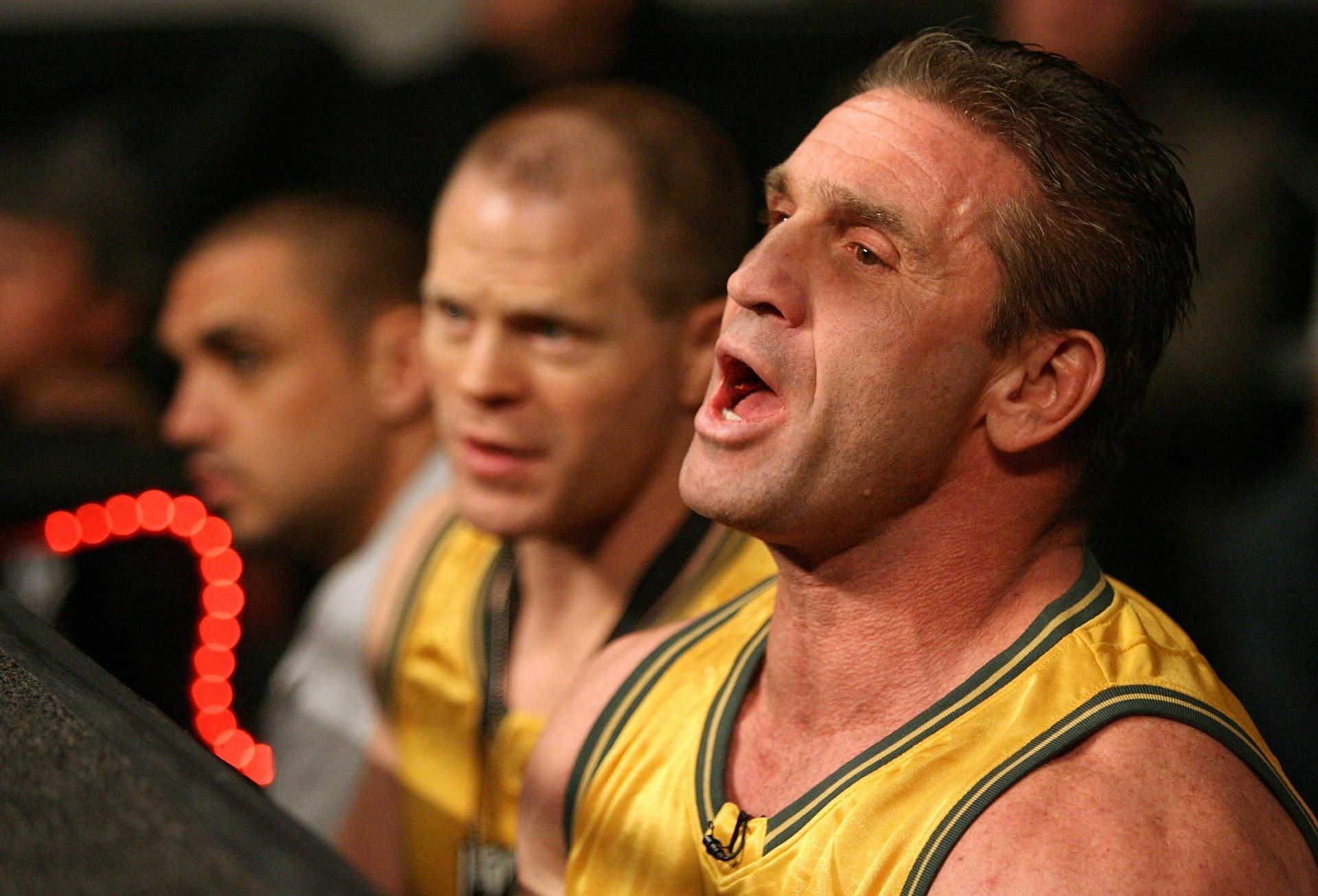 Ken Shamrock submitted Dan Severn in 1995 to rise to the top of the UFC