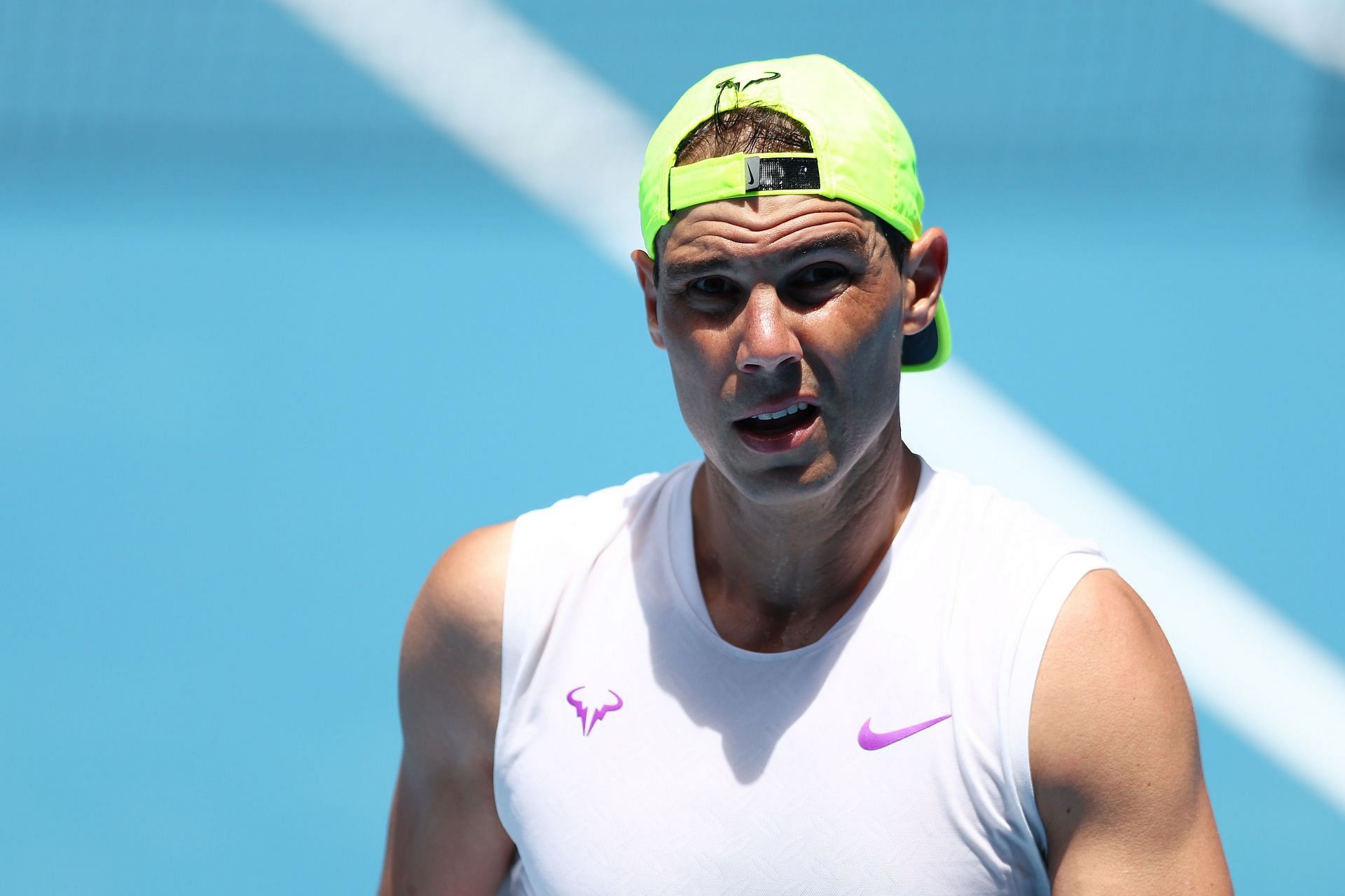 Rafael Nadal ahead of the 2023 Australian Open