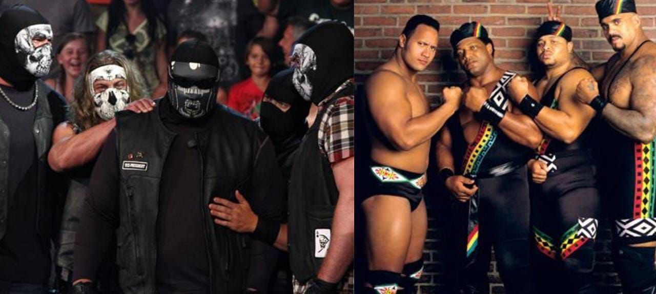 Aces and Eights (left) and Nation of Domination (right)