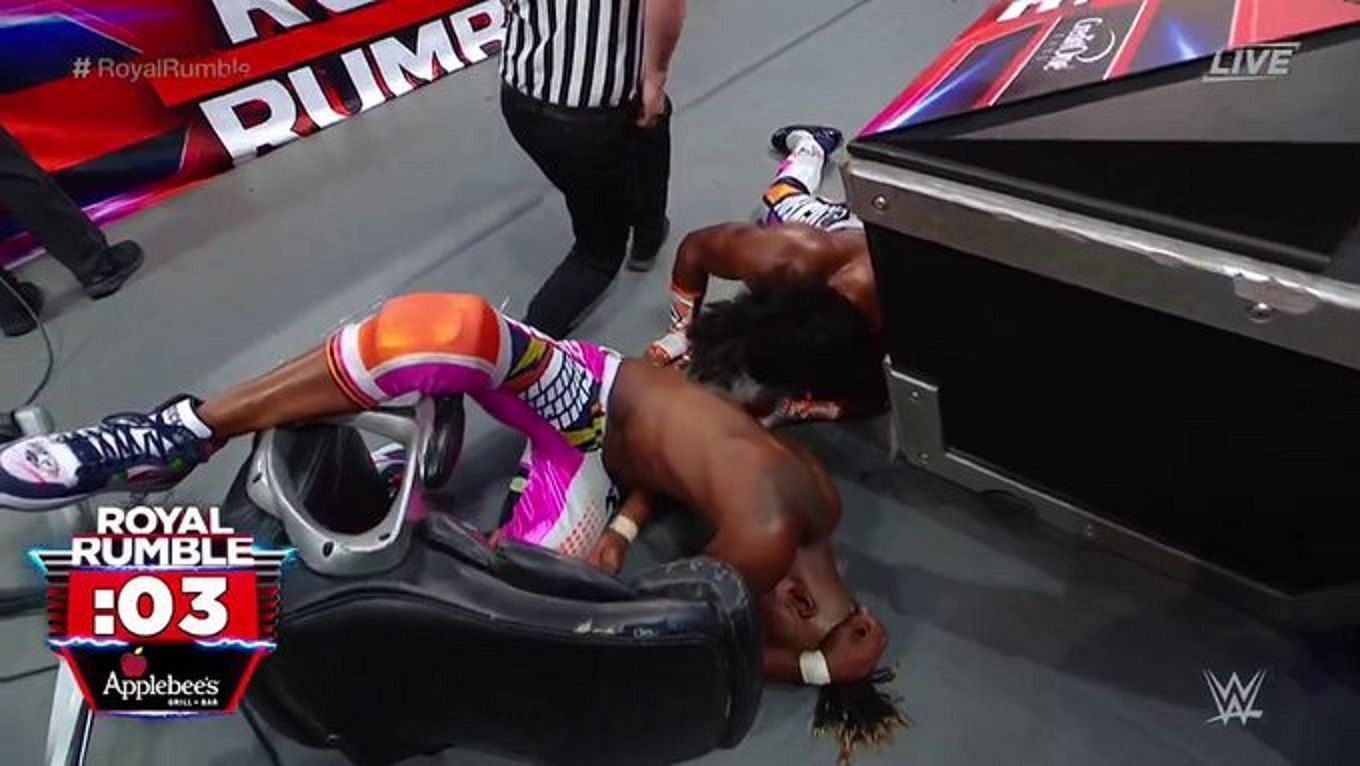 Kofi Kingston botched his elimination 