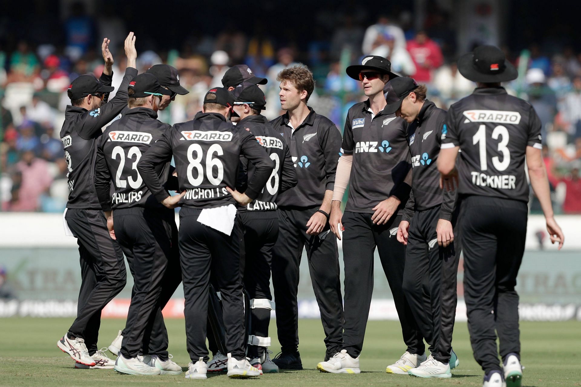 न्यूजीलैंड के गेंदबाजों की जमकर धुनाई हुई (Photo Credit - Blackcaps)
