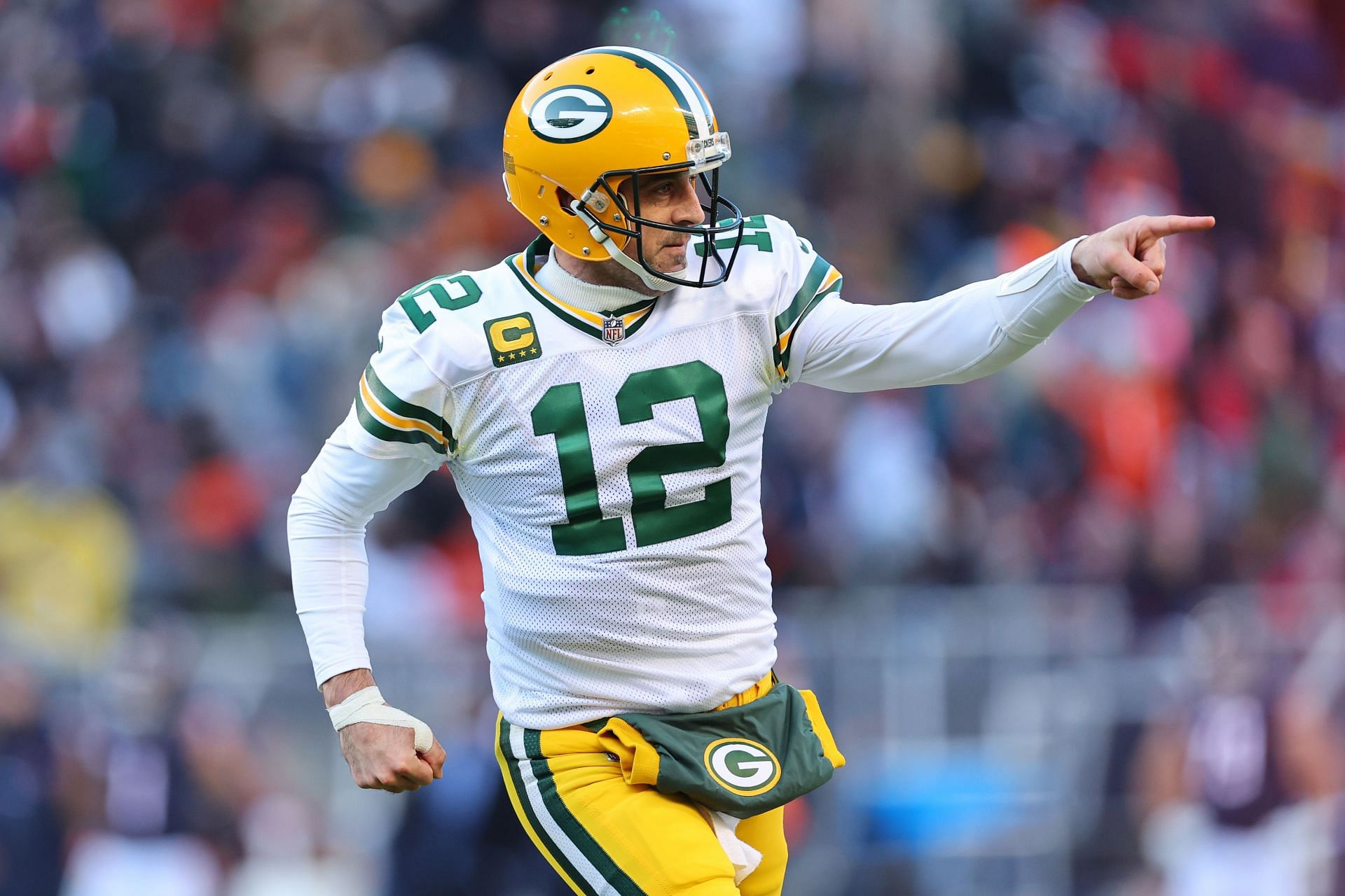 Aaron Rodgers: Green Bay Packers v Chicago Bears