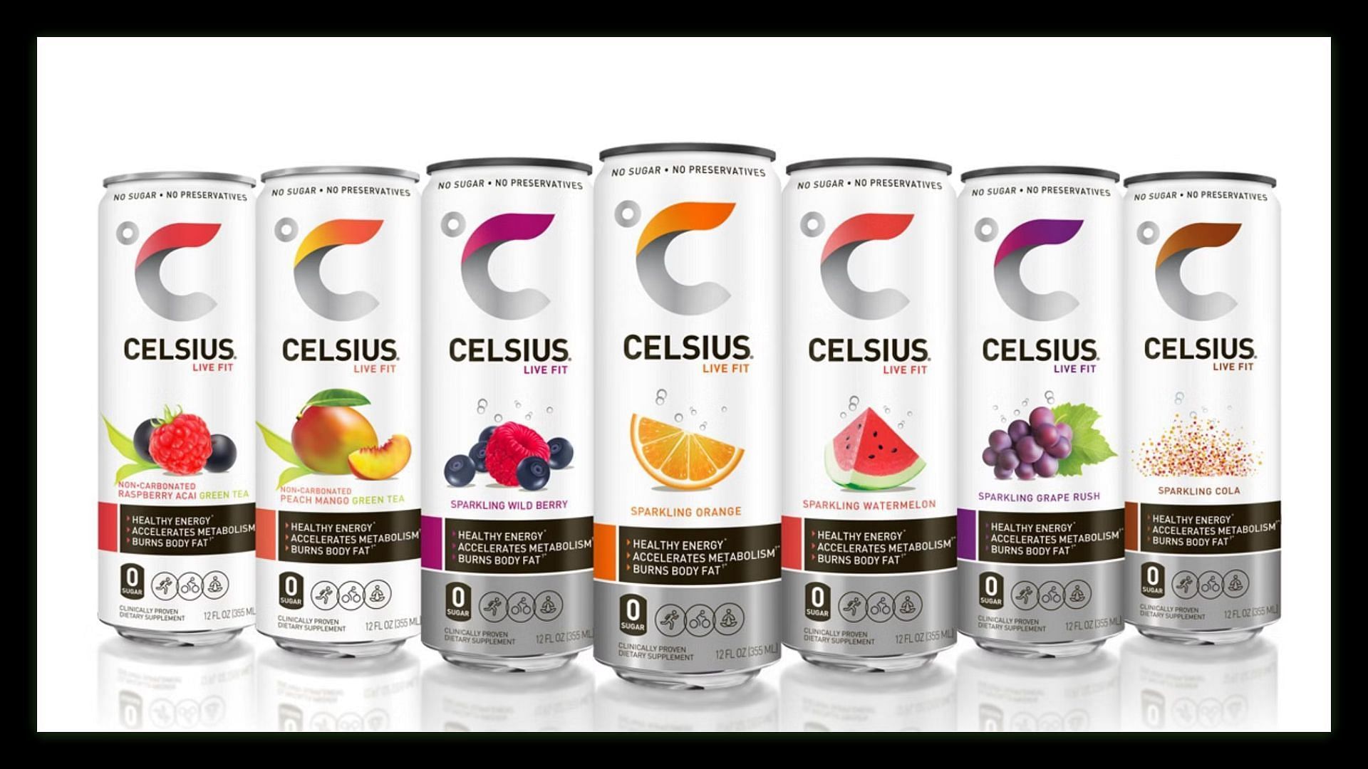 The brand is popular for its energy drinks, sparkling water, and other similar beverages (Image via Celsius)