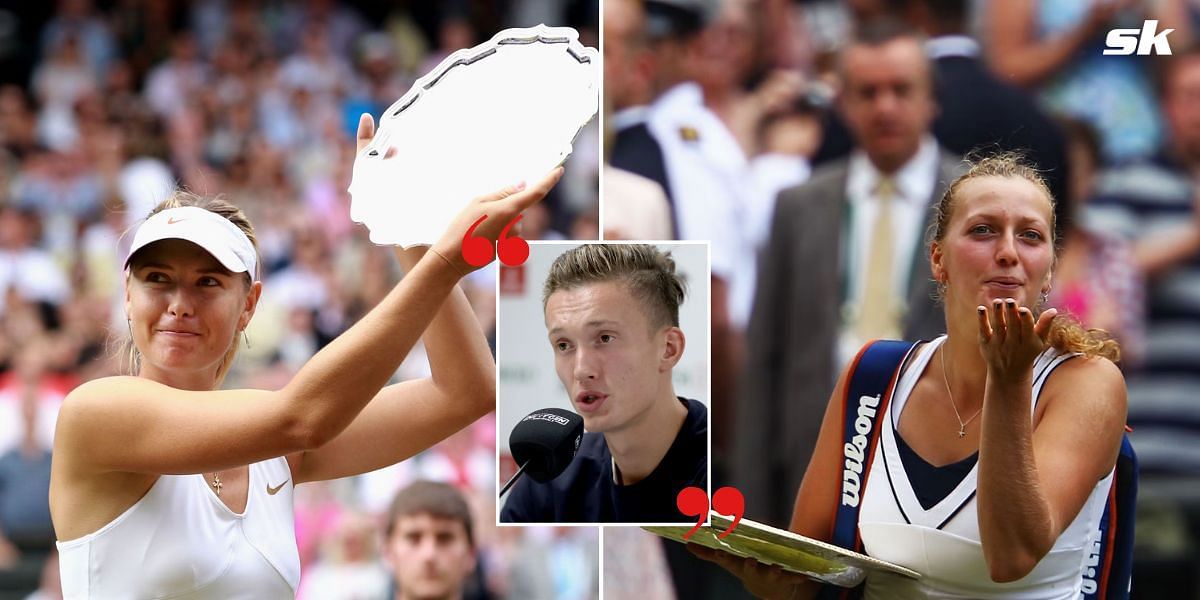 Jiri Lehecka recalled watching Petra Kvitova at Wimbledon in a recent press conference.