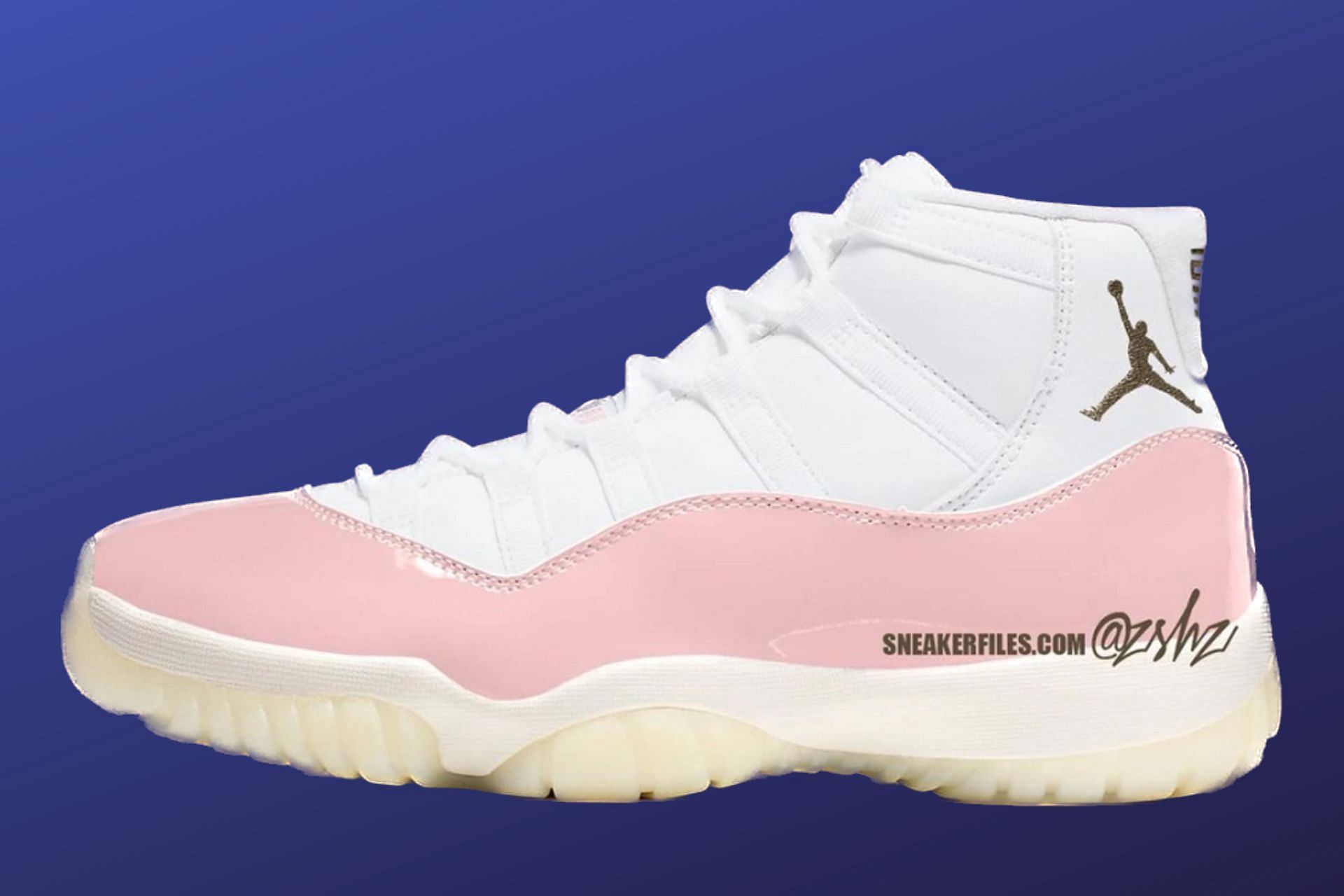 Take a look at the other expected mockup of the arriving AJ11 Neapolitan iteration (Image via Instagram/@zsneakerheadz)