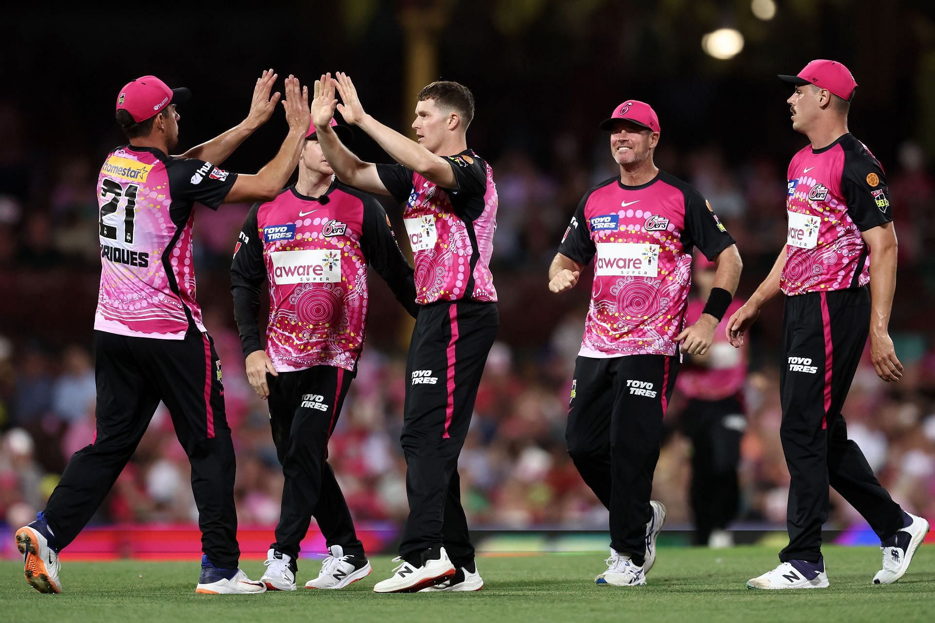 Sydney Sixers. (Image Credits: Getty)