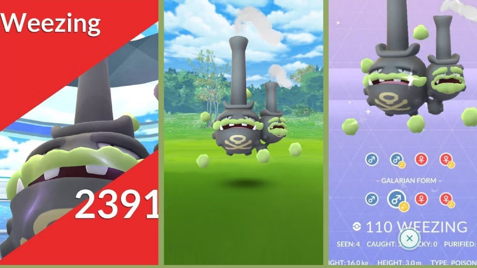 Galarian Weezing is a raid boss during Pokemon GO