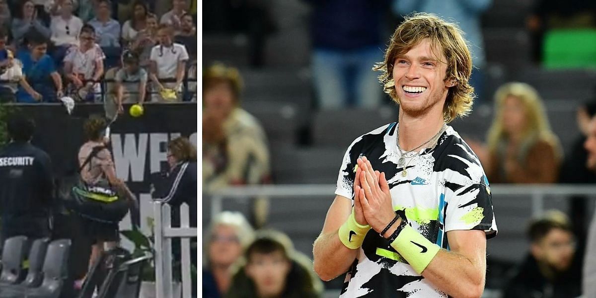 Andrey Rublev shows his class off-the-court