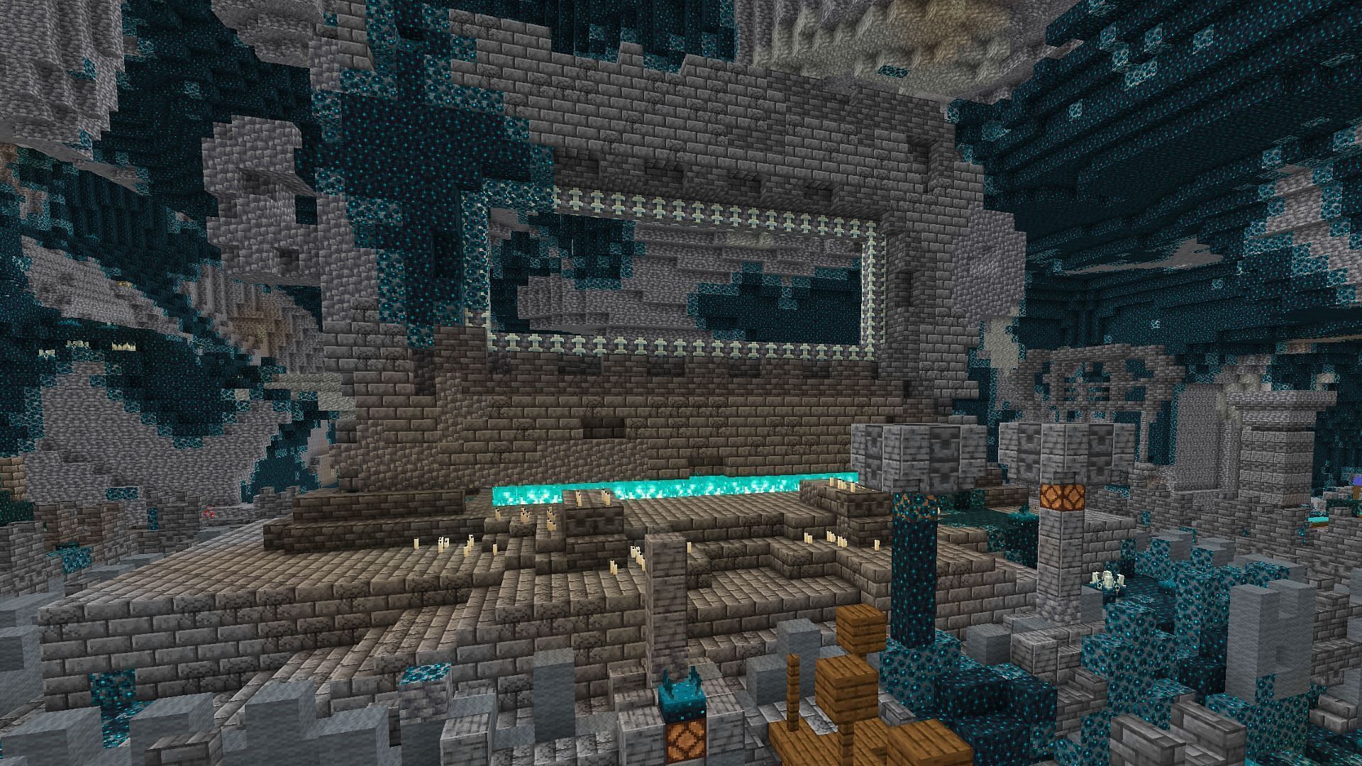 Ancient cities possess some items players won&#039;t find anywhere else (Image via Mojang)