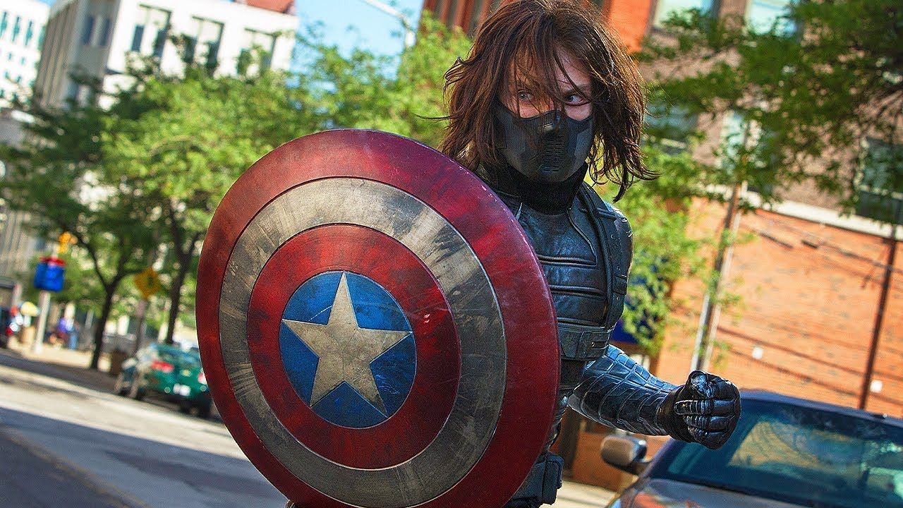 Uncovering the past: The revelation of Bucky Barnes as the Winter Soldier (Image via Marvel Studios)