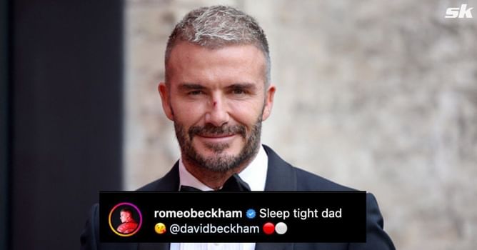 David Beckham trolled by son Romeo and told to 'sleep tight' after Arsenal's 3-2 win against Manchester United