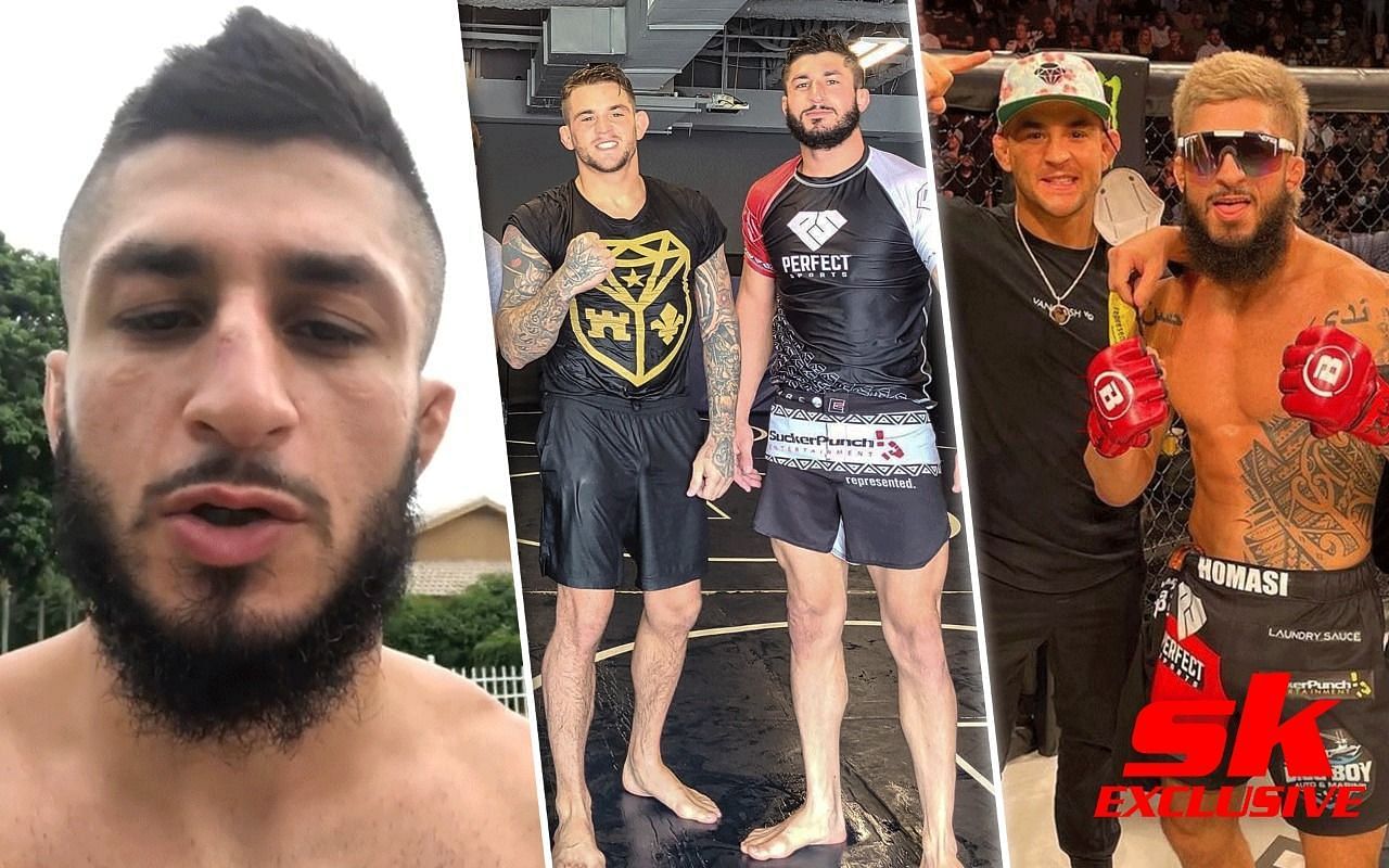 Ex-UFC fighter Sabah Homasi details training with Dustin Poirier at the ATT (Exclusive) [Images via: @sabah_thesleeksheik on Instagram]