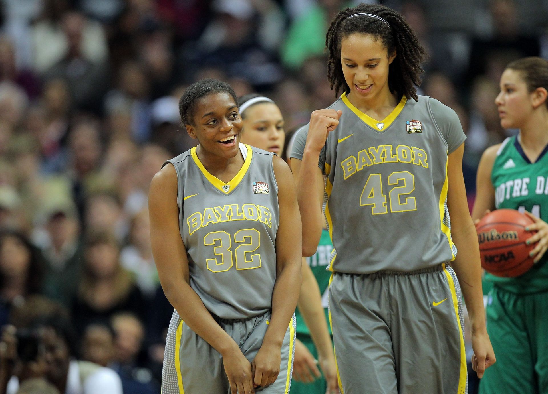 Thanks to her incredible performances, Griner led Baylor to an NCAA title in 2012.