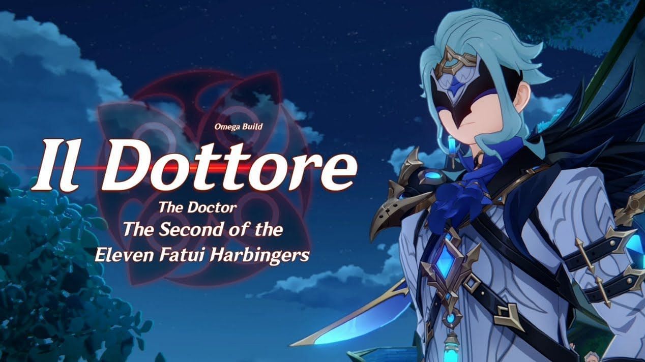 Dottore&#039;s first introduction in the game (mage via HoYoverse)