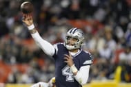 Dallas Cowboys quarterback Dak Prescott throws pass Sunday in Washington Tom Brady throws pass against the Arizona Cardinals