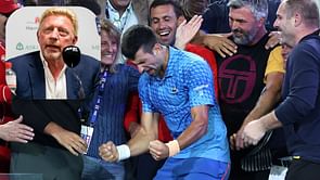 Boris Becker picks his 'favorite' moment from Australian Open 2023, ft. Novak Djokovic leaping into his box to celebrate with the team
