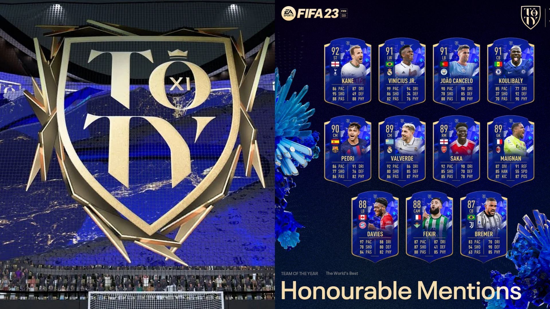 The Honourable Mentions cards are now available in the packs (Images via EA Sports)