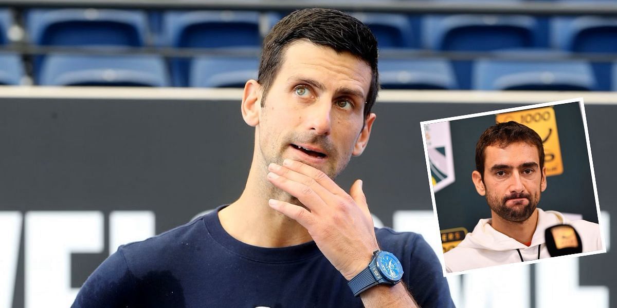 Marin Cilic speaks in support of Novak Djokovic.