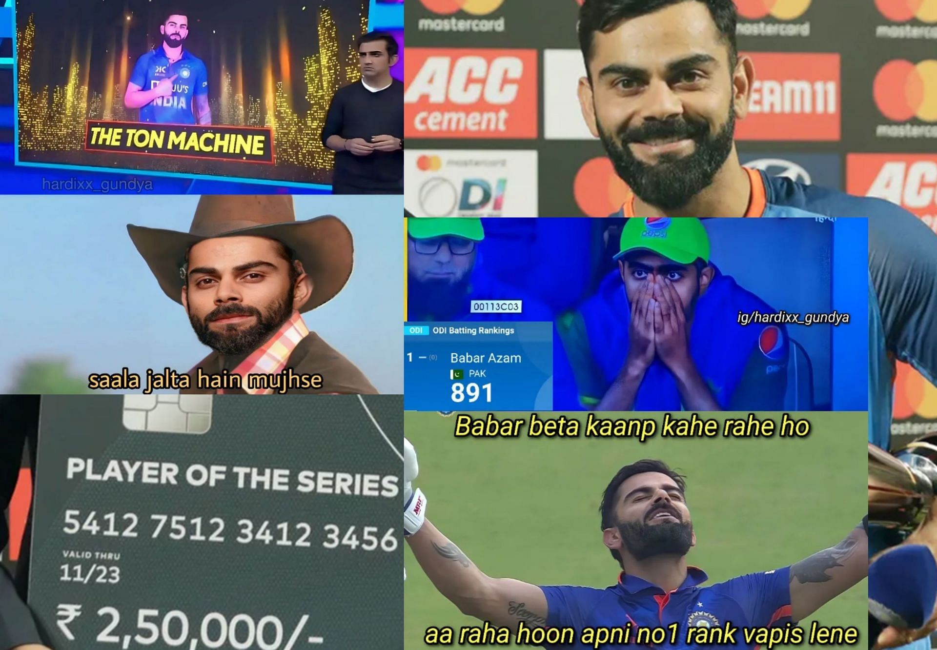 Top 10 memes after Virat Kohli kicks off 2023 with the player of the series  award against Sri Lanka