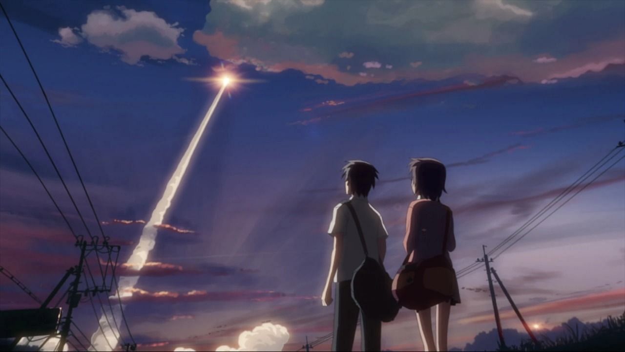 Kanae and Takaki from 5 Centimeters Per Second. (image via CoMix Wave Films)