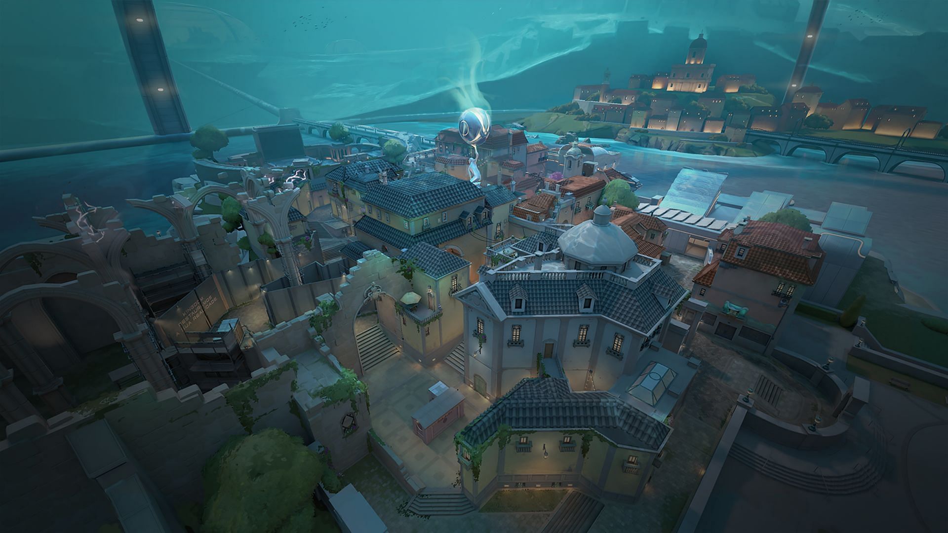 Callouts for Valorant map, Pearl (Image via Riot Games)